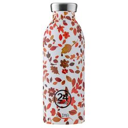 24Bottles Drinking bottle CLIMA (500ml) - white/brown (Windy Day)