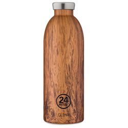 24Bottles Drinking bottle CLIMA (850ml) - brown (Wood)