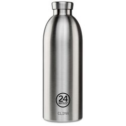 24Bottles Drinking bottle CLIMA (850ml) - silver (Brsteel)