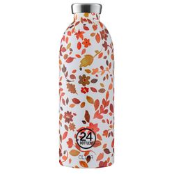 24Bottles Drinking bottle CLIMA (850ml) - white/brown (Windy Day)