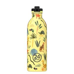 24Bottles Drinking bottle 500ml - yellow (Jungle Friends)