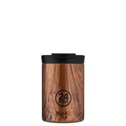24Bottles Kaffeebecher (350ml) - braun (Wood)