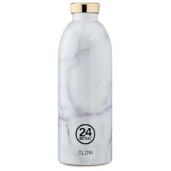 24Bottles Trinkflasche CLIMA (850ml) - weiß/grau (Carrara)