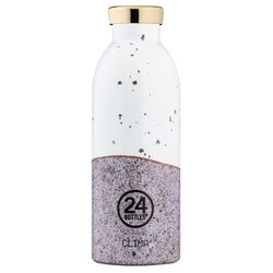 24Bottles Trinkflasche CLIMA (500ml) - weiß/grau (Wabi)