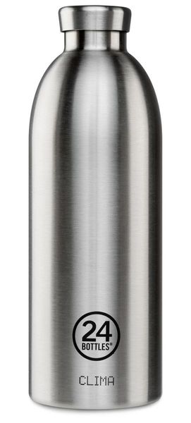 24Bottles Drinking bottle CLIMA (850ml) - silver (Brsteel)