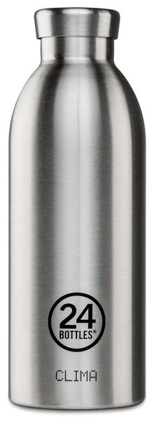 24Bottles Drinking bottle CLIMA (500ml) - silver (Brsteel)