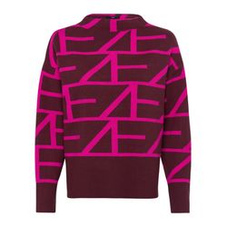 Zero Pullover mit Stehkragen - pink/rot (4849)