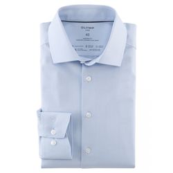 Olymp Modern Fit : chemise d'affaires - bleu (11)