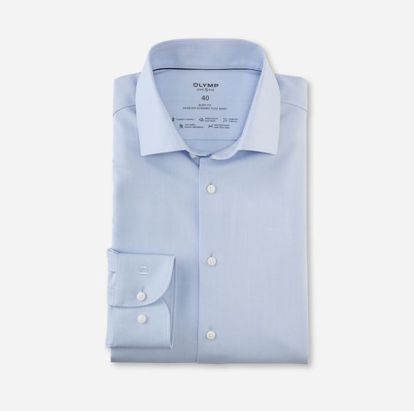 Olymp Body fit: Business shirt 24/Seven - blue (11)