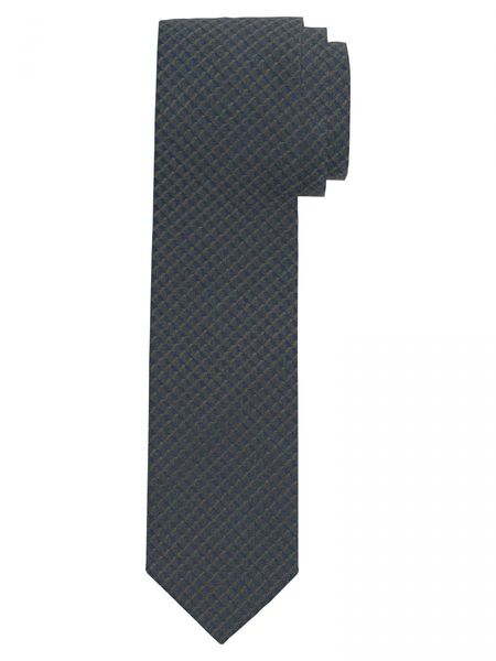 Olymp Cravatte Medium 6,5 Cm - gris/bleu (47)