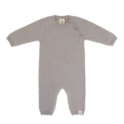 Lässig Combinaison tricoté longue de bébé - brun (Gris)