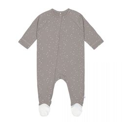 Lässig Pyjama bébé avec pieds GOTS - gris (Taupe)