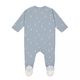 Lässig Baby pajamas with feet GOTS - blue (Bleu)
