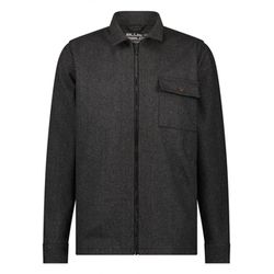 Bluefields Flannel overshirt with chest pocket - gray (9800)