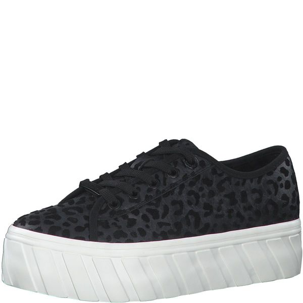 s.Oliver Red Label Sneaker with animal print - black (902)