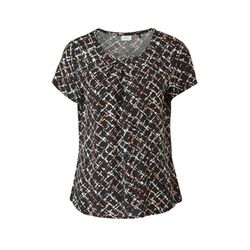 s.Oliver Black Label Blouse with an all-over print - black (99A3)
