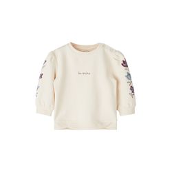 s.Oliver Red Label Sweatshirt with embroidery and floral print  - beige (0805)