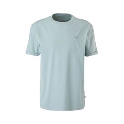 Q/S designed by T-shirt en jersey à détail imprimé - vert (72D0)