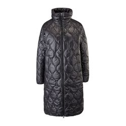 Q/S designed by Quilted coat with stand up collar - black (9999)