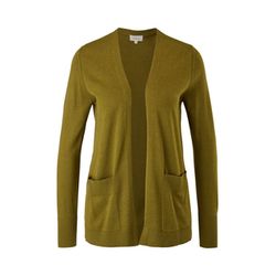 s.Oliver Red Label Cardigan with structure details - green (7734)