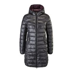 Q/S designed by Quilted coat with hood - black (9999)