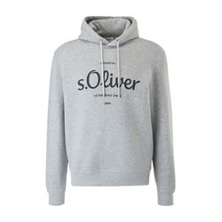 s.Oliver Red Label Sweatshirt with logo print  - gray (9700)