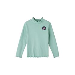 s.Oliver Red Label Longsleeve with stand up collar - green (7225)