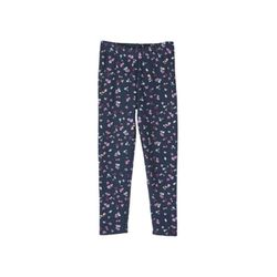 s.Oliver Red Label Thermofleece leggings with floral pattern  - blue (59A4)