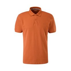 s.Oliver Red Label BCI cotton polo shirt  - orange (2805)