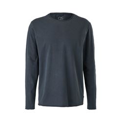 Q/S designed by Longsleeve with wash effect  - gray (9897)