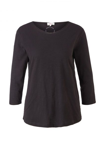 s.Oliver Red Label T-Shirt manches 3/4  - noir (9999)