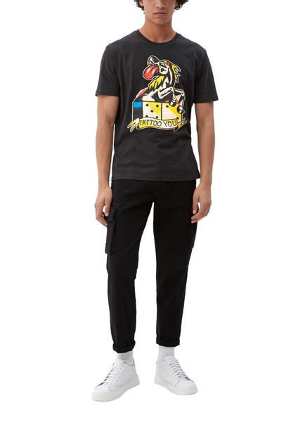 Q/S designed by Rolling Stones print t-shirt - black (99D0)