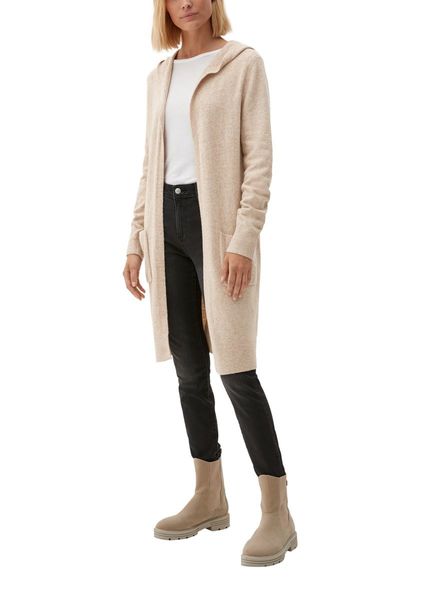 s.Oliver Red Label Cardigan with patch pockets - beige (81W8)