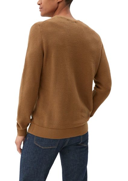 s.Oliver Red Label Textured knit jumper  - brown (8592)