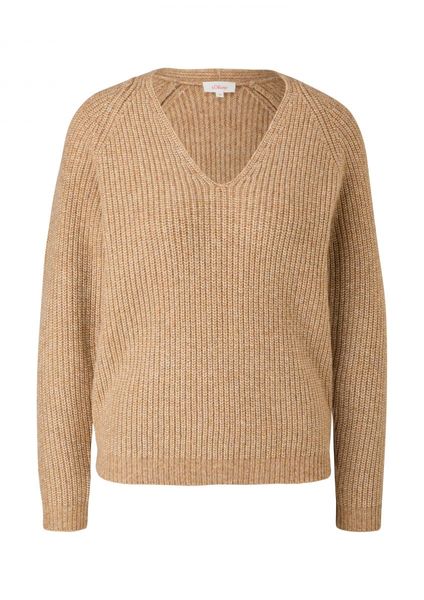s.Oliver Knitted (82W9) - - brown Red Label pullover 46