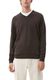 s.Oliver Red Label Regular fit: fine knit sweater - brown (88W0)