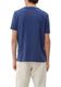 s.Oliver Red Label Regular fit: T-shirt with label print - blue (56D1)
