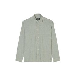 Marc O'Polo Pure organic cotton flannel shirt Regular - green (D74)