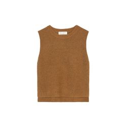 Marc O'Polo Sweater in cord wool mix with alpaca wool - brown (764)