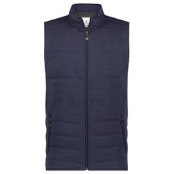 State of Art Quilted waistcoat with zip closure - blue (5998)