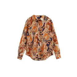 Gant Paisley Bluse aus Baumwolle und Seide - orange (824)