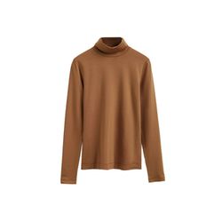 Gant Long sleeve jersey turtleneck sweater - brown (210)