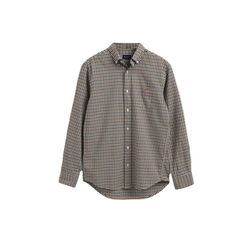 Gant Regular fit gingham twill shirt - brown (113)