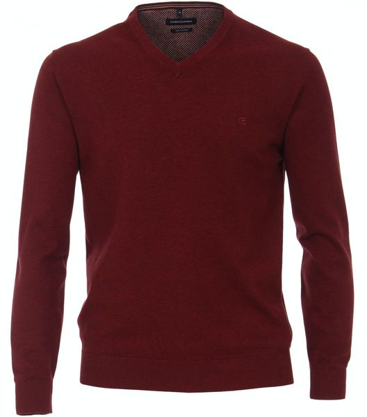 Casamoda V-neck jumper - red (430)