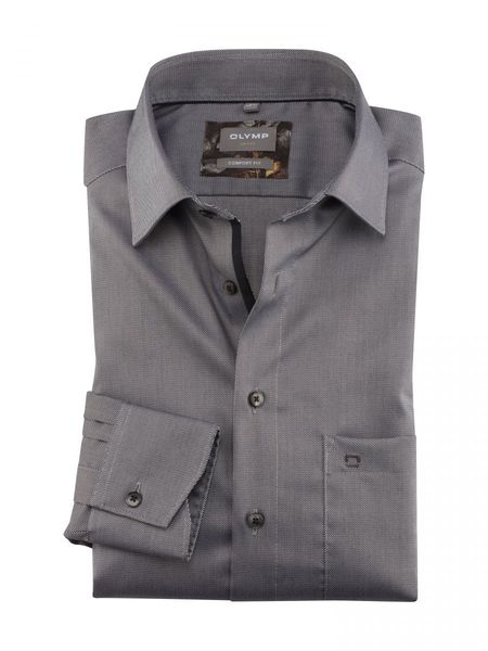 Olymp Chemise Business Comfort Fit - silver/gris (68)