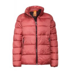 Street One Quilted jacket with high collar - pink (13659)