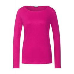 Street One Shirt with boat neckline - pink (14243)