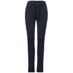 Cecil Casual fit trousers - Tracey - blue (14077)