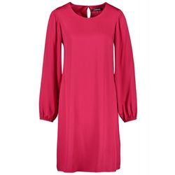 Taifun Blouse dress with balloon sleeves - red (03320)