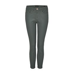 Opus Coated-Jeans - Emily zip - grün (3062)